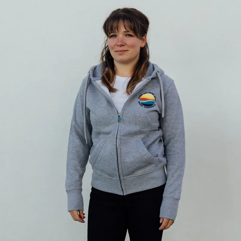 Zuma Jay Olive Zip Hoody Grey